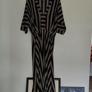 Aura Black stripey dress.